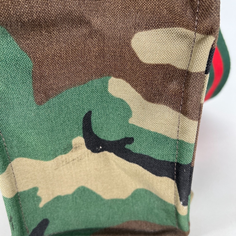Parker Thatch Mimi Medium Camo Red Stripe Tote Bag Handbag - Picture 6 of 14